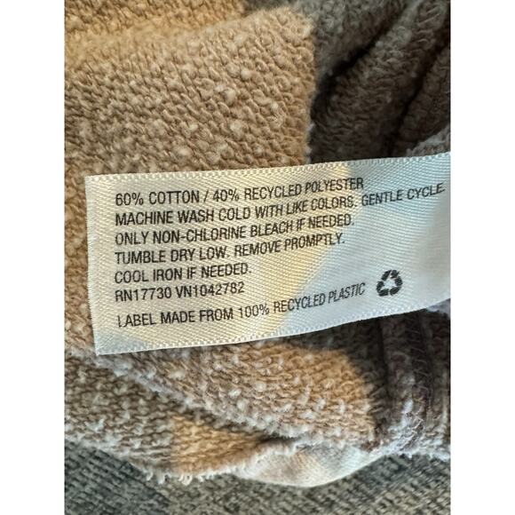 Universal Thread Pullover Hoodie Small Beige Long Sleeve Drawstring Casual Cozy - Picture 5 of 7